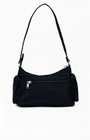 John Galt Black Shoulder Bag