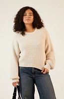 LA Hearts Snug Waffle Knit Sweater