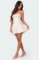 Edikted Athalia Satin Corset Mini Dress