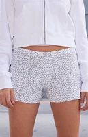 John Galt Floral Waffle Knit Emery Pajama Shorts