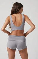 PAC 1980 Active Drippy Ribbed Bralette