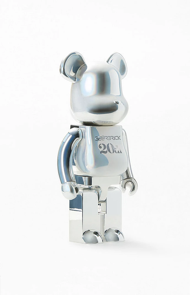 Bearbrick 20th Anniversary Chrome 1000% Figure