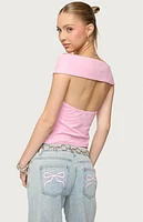 Edikted Mikkey Cut Out Off Shoulder Top