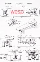 WeSC America Inc Mason Skateboard Diagram T-Shirt