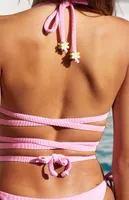 Beach Riot Pink Winnie Triangle Bikini Top