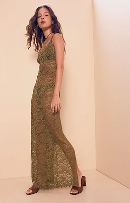 Beverly & Beck Allover Lace Midi Dress