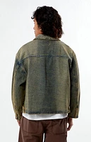 PacSun Tint Washed Denim Gas Jacket