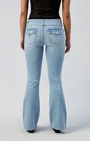 PacSun Stretch Light Indigo Low Rise Bootcut Jeans