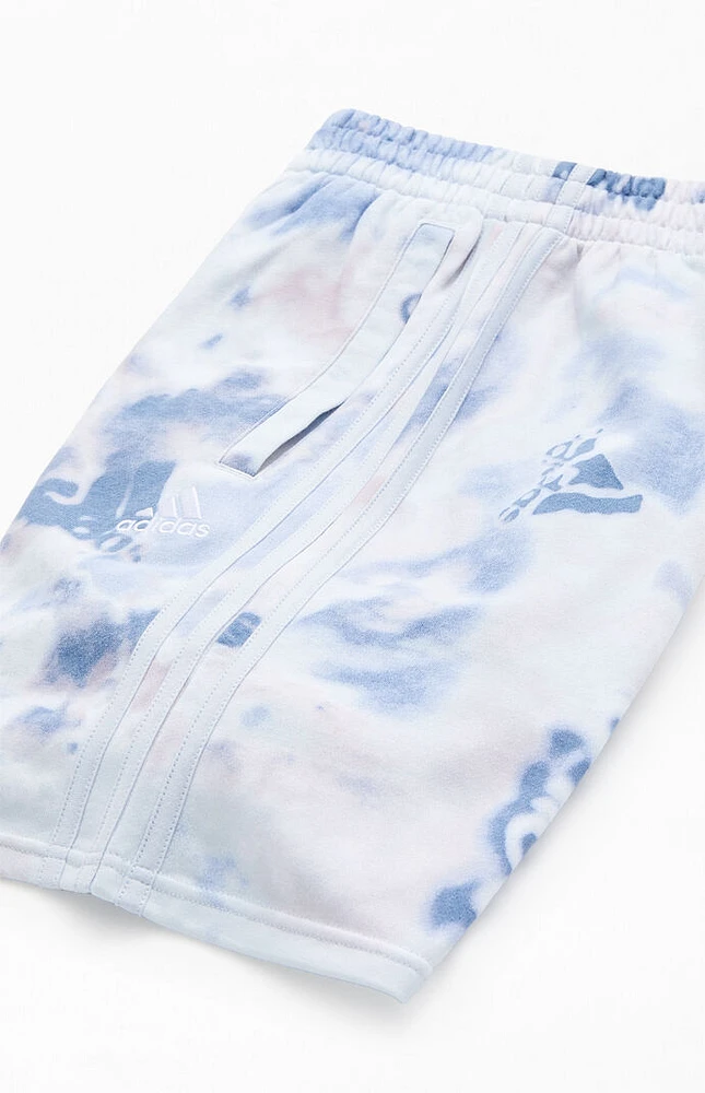 Kids AOP Logo Wash French Terry Shorts