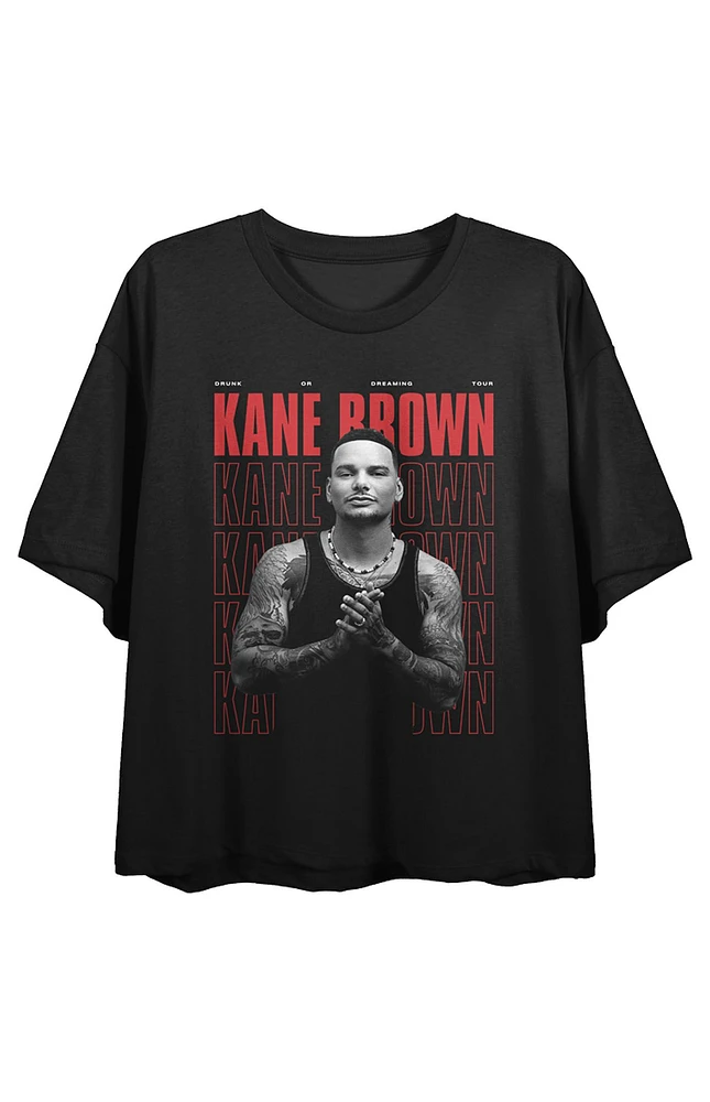 Kane Brown Tour Locations Cropped T-Shirt