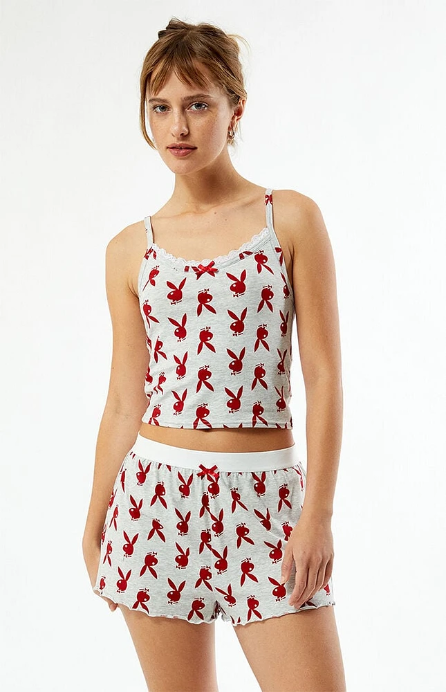 Playboy By PacSun Bunny Print Sleep Shorts