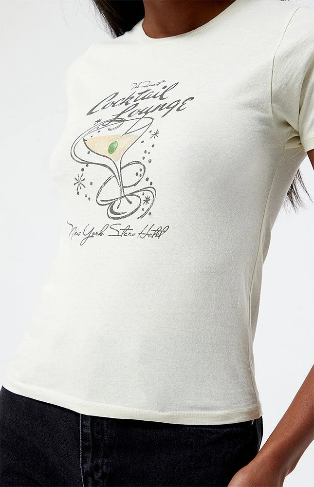 Golden Hour Cocktail Lounge Skimmer T-Shirt