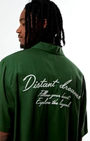 PacSun Distant Dreams Embroidered Oversized Resort Camp Shirt