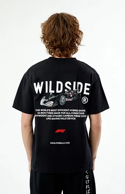 Formula 1 x Wildside Yohji Yamamoto PacSun Black Legacy T-Shirt