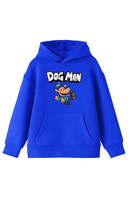 Kids Dog Man Character Logo Hoodie