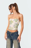 Edikted Garden Party Printed Top