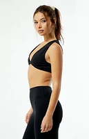 WEWOREWHAT Active Twist Front Sports Bra