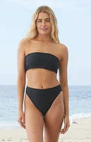 VYB Black Reckless Bandeau Bikini Top