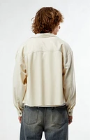 FIELD OF STUDY by Pacsun Ripley Long Sleeve Cropped Shirt