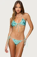 Edikted Mirabella Sequin Bikini Top