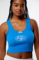 Polly Pocket Lace Trim Tank Top