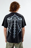 Pacsun Cyber Wing Oversized T-Shirt