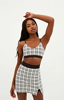 Beach Riot Active Plaid Georgia Top