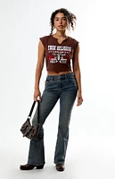 True Religion Crystal Western Ribbed Top