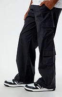 Pacsun Kids Stretch Black Porter Baggy Cargo Pants
