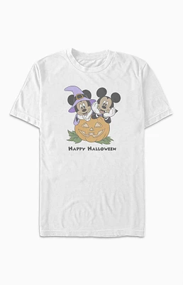 Mickey Mouse Pumpkin Happy Halloween T-Shirt