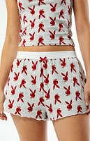 Playboy By PacSun Bunny Print Sleep Shorts