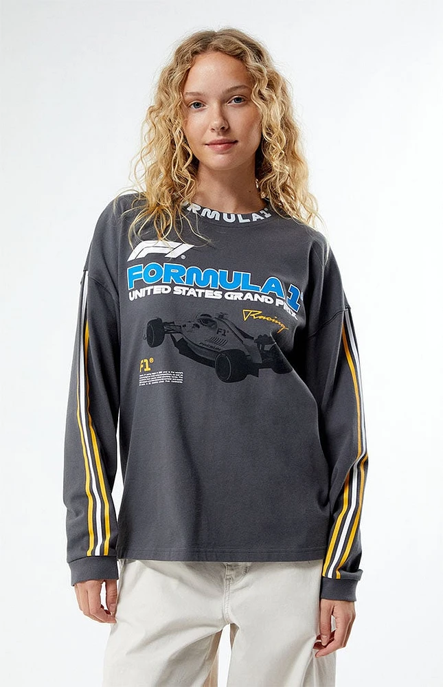 Formula 1 x PacSun Grand Prix Racing Long Sleeve Oversized T-Shirt