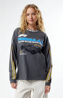 Formula 1 x PacSun Grand Prix Racing Long Sleeve Oversized T-Shirt