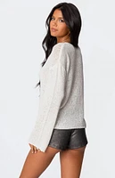 Edikted Drop Shoulder Light Knit Sweater