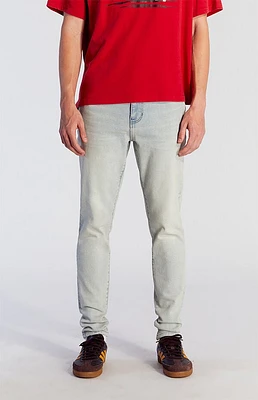 Pacsun Stretch Light Indigo Stacked Skinny Jeans