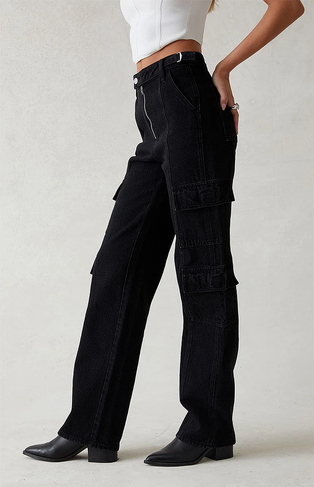 PacSun Eco Black '90s Boyfriend Cargo Jeans