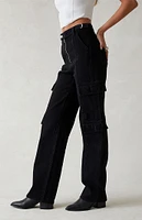 Eco Black '90s Boyfriend Cargo Jeans