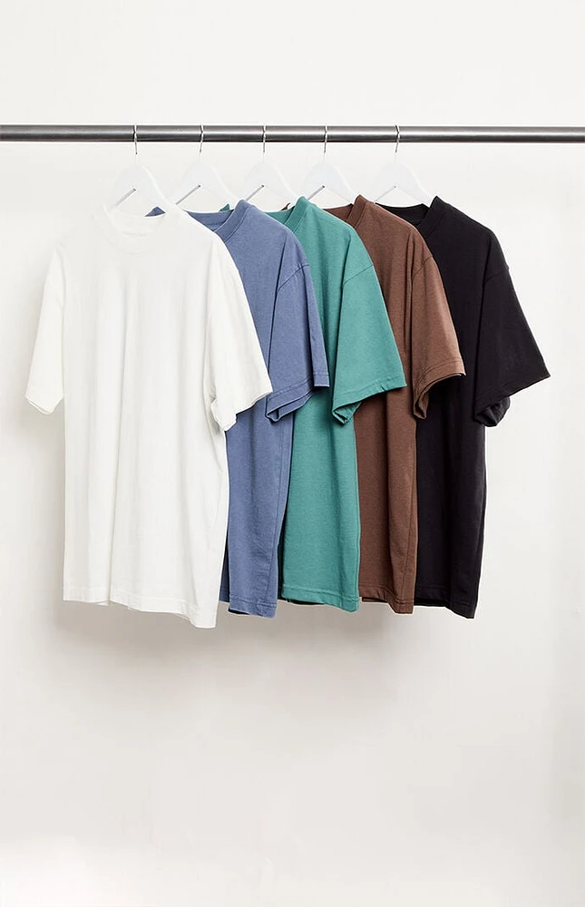 PacSun 5 Pack Premium Oversized T-Shirts