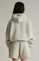 Fear of God Essentials Kids Heather Stone Fleece Hoodie