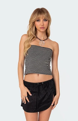 Edikted Lilah Striped Tube Top