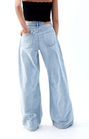 PacSun Light Indigo Baggy Barrel Jeans