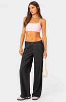 Edikted Gracie Layered Bra Top