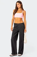 Edikted Gracie Layered Bra Top