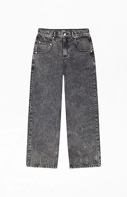 WeSC America Inc Acid Wash Jay Wide Leg Jeans