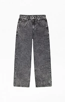 WeSC America Inc Acid Wash Jay Wide Leg Jeans