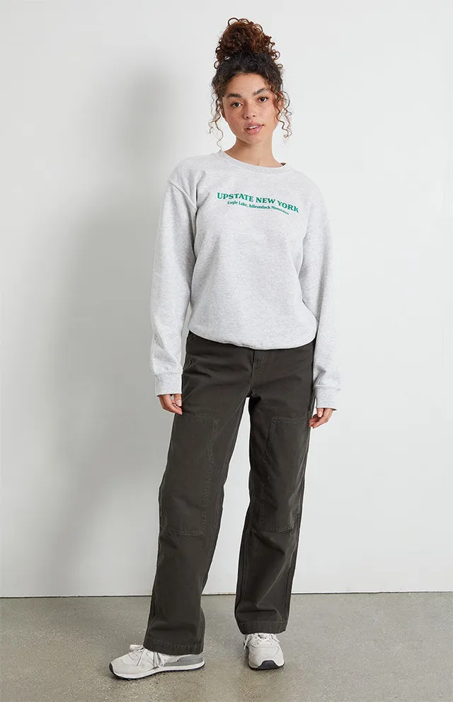 Green Erica New York Crew Neck Sweatshirt