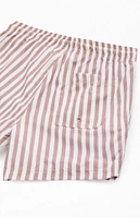 PacSun Caribou Striped 4.5" Swim Trunks