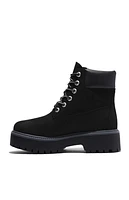 Timberland Women's Black Stone Street 6inch Lace-Up Waterproof Boots