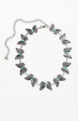 Pacsun Butterfly Chain Belt