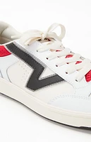 Vans Red & White Leather Lowland CC Shoes